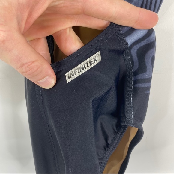 Adidas Infinitex Black and Gray One Piece Swimsuit - Picture 7 of 7